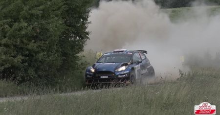 Rajd Polski: nie ma mocnych na Łukjaniuka. Rosjanin dyktuje tempo w Mikołajkach