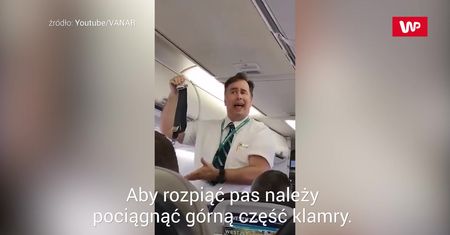 Pękniesz ze śmiechu. Nagranie z samolotu to hit internetu