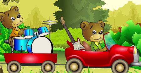 MINI BAMBINI TV w o2: Jadą, jadą misie