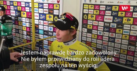 Tour de Pologne 2019. Lider wyścigu: Nie byłem przewidziany do takiej roli
