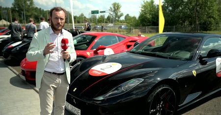 Kawalkada Ferrari jedzie przez Polskę - zobacz ją w akcji