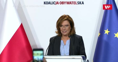 Małgorzata Kidawa-Błońska kandydatką na premiera. "Mam straszną tremę"