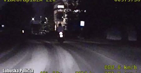Szalony pościg za motocyklistami. Pędzili prawie 200 km/h