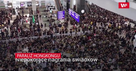 Zamknięcie lotniska to początek. Niepokojące nagranie świadka