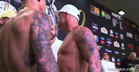 "Klatka po klatce" (on tour): KSW 50. Janikowski i Giles na oficjalnym ważeniu!
