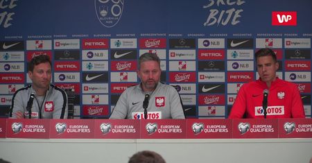 Eliminacje Euro 2020. Konferencja prasowa z udziałem Jerzego Brzęczka, Jana Bednarka i Jakuba Kwiatkowskiego