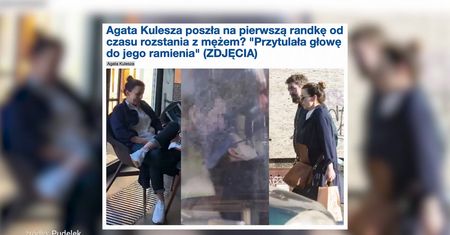 Nowa miłość Agaty Kuleszy: "Było widać, że jest wyluzowana i dobrze się czuje u boku nowego partnera"