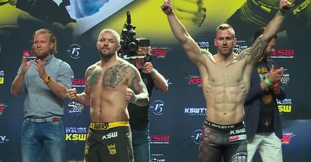 "Klatka po klatce". Łukasz "Juras" Jurkowski powraca na KSW. Tak zaprezentował się na ważeniu