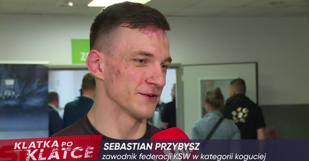 "Klatka po klatce" (on tour): Sebastian Przybysz "otworzył" KSW 48 nokautem! "Chciałbym rewanżu z Raciciem"