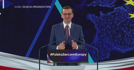 Mateusz Morawiecki na konwencji PiS. "Ciasteczka z Brukseli"