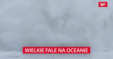 Wielkie fale na oceanie