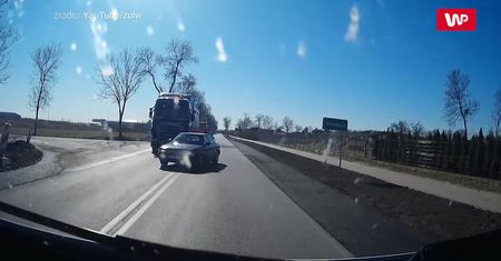 Wściekłość drogowca. Kierowca nagrał jak mężczyźnie puściły nerwy