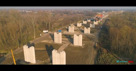 Tak powstaje Most Południowy w Warszawie