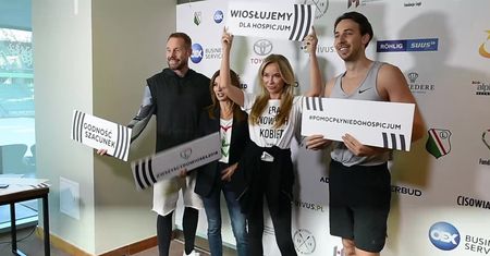 Przetakiewicz z Rinke i synem wiosłują dla hospicjum