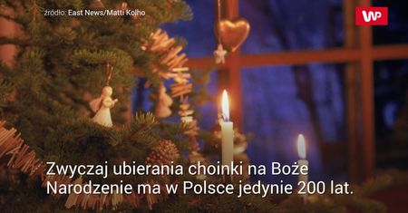Choinka w domu. Skąd wziął się zwyczaj?