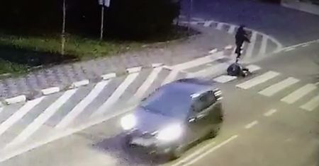 Policja szuka kierowcy z Lidzbarka. Przejchał po stopach kobiety na przejściu dla pieszych