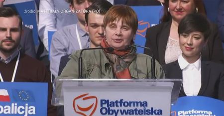 Ochojska na konwencji: trzeba było mnie wnieść na podium