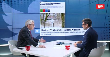 Ryszard Czarnecki o przyłapaniu go na ćwiczeniach. "Żadna ustawka"