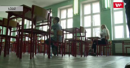 Strajk nauczycieli. Egzaminy gimnazjalne w Łodzi - relacja reportera WP