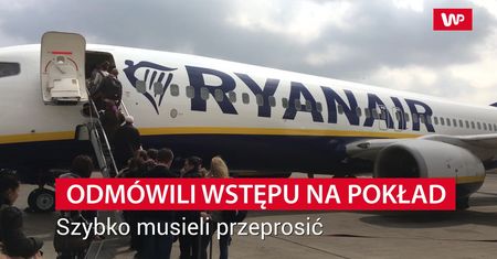 Nie wpuścili uchodźcy na pokład. Skandal w Ryanair