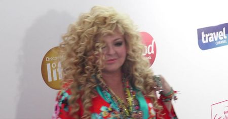 Kwiecista Magda Gessler spotyka się z synem na ściance