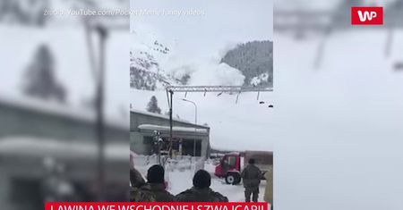 Uwaga, lawina. Uciekli w ostatnim momencie