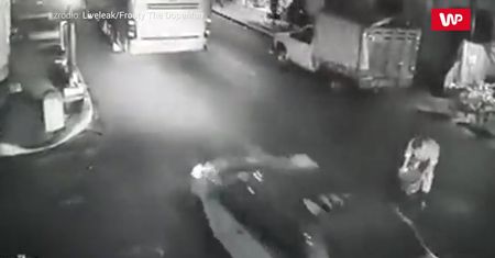 Wylał olej na drogę. Konsekwencje nadeszły natychmiast