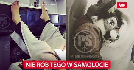Tego nigdy nie rób w samolocie