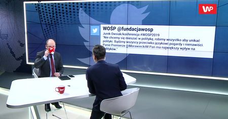 Jerzy Owsiak wraca. Adam Bielan komentuje