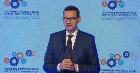 Kolej+. Wystąpienie Mateusza Morawieckiego