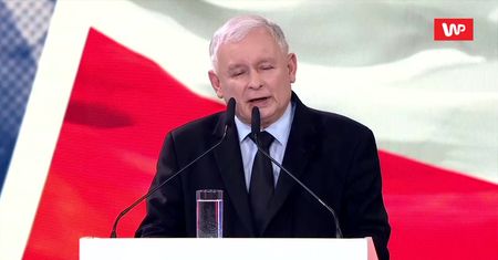 Jarosław Kaczyński na konwencji PiS. Zacytował Agnieszkę Holland