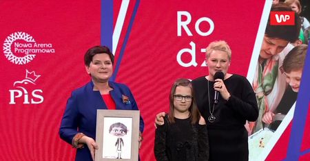 Jej obrazek przyniósł PiS szczęście. Szydło: napiszmy tę historię raz jeszcze. Wygrajmy te wybory