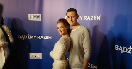 Walentynki Zdrójkowskiego i Gąsiewskiej na ściance TVP