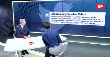 Dosadna reakcja Sasina na wpis Wałęsy o Olszewskim