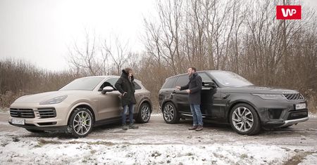 3 zadania: Porsche Cayenne E-Hybrid vs Range Rover Sport P400e - porównanie hybrydowych SUV-ów
