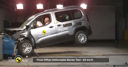 Pegueot Rifter: test Euro NCAP