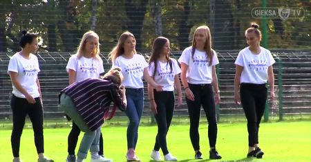 #dziejesiewsporcie: piłkarski GKS Katowice jak modelki
