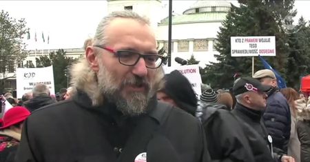 KOD przed Sejmem. "Bezprawie i niesprawiedliwość"