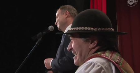 Duda tańczy w Zakopanem i mówi "góralszczyzną"