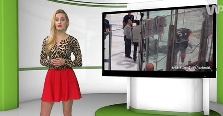 #dziejesiewsporcie: bokserski nokaut podczas meczu hokeja