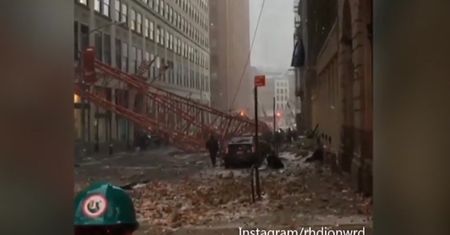 Ogromny dźwig runął na Manhattanie. Spadł na przechodniów