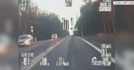 Szaleńczy rajd motocyklisty