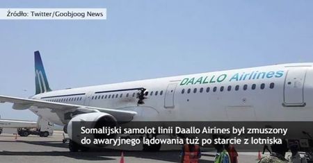 Eksplozja na pokładzie samolotu pasażerskiego