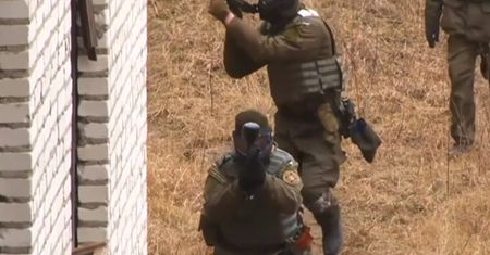 Ukraińska Gwardia Narodowa ćwiczy na poligonie według standardów NATO