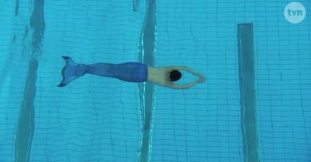 Tymczasem w "Dzień Dobry TVN": "Syren Ariel" pływa w basenie?