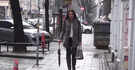 Rusin w kurtce z futrem pod Dzień Dobry TVN
