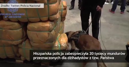 Hiszpańska policja przechwyciła mundury dla Państwa Islamskiego