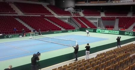 Kubot trenuje z Przysiężnym