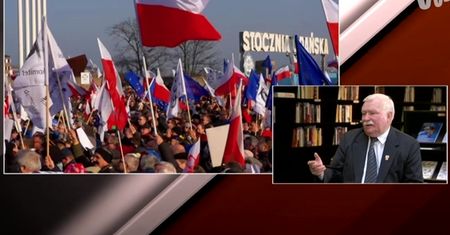 #dziejesienazywo: Wałęsa o KOD: ja jestem z nimi