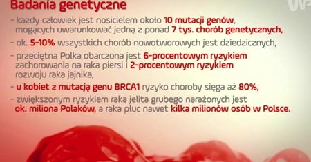 #dziejsienazywo - Zdrowie. Badania genetyczne - kto powinien je wykonać